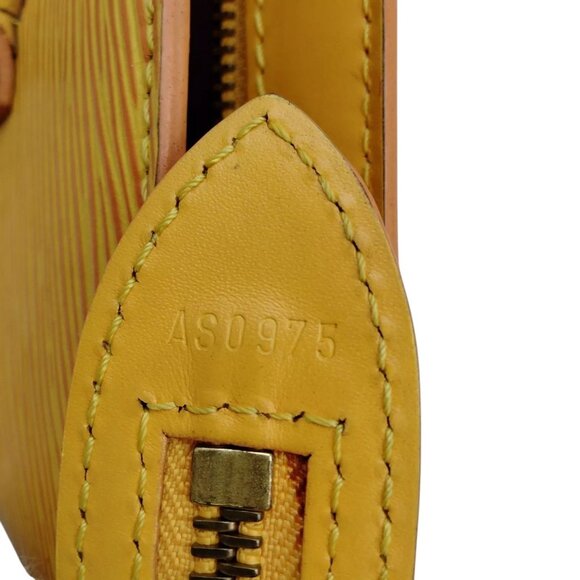 012259BE (L3) Louis Vuitton Shoulder Bag Yellow Epi Leather - Picture 8 of 9